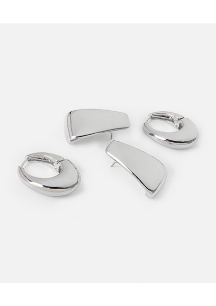 Ikili Metal Küpe Seti IW6250068043122 fırsatları