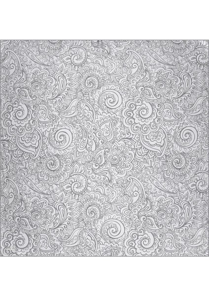 Gümüş Sanat Desen Twill Ipek Eşarp modelleri