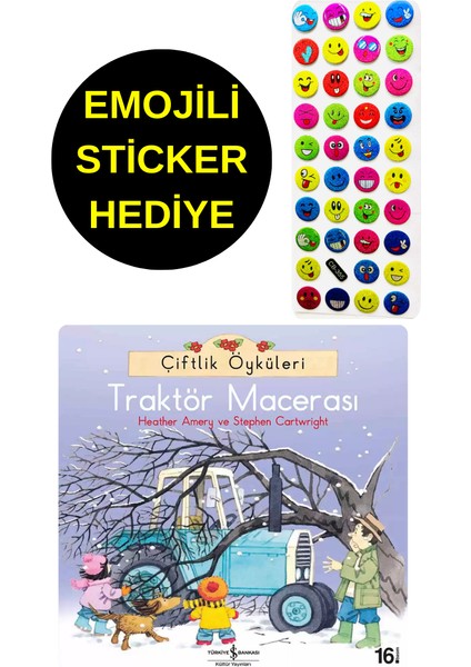 Emojili Sticker Hediye - Okul Öncesi Resimli Kitaplar - Traktör Macerası