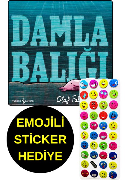 Emojili Sticker Hediye - Okul Öncesi Resimli Kitaplar - Damla Balığı