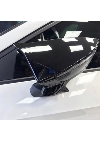 Oto Çizgi Seat Leon Mk3 Yarasa Ayna Kapağı Batman Piano Black 2012 Sonrası