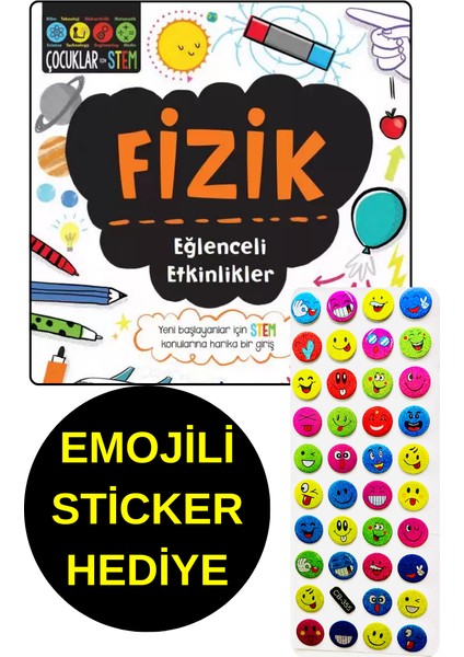 Emojili Sticker Hediye - Fizik - Eğlenceli Etkinlikler - Çocuklar İçin Stem
