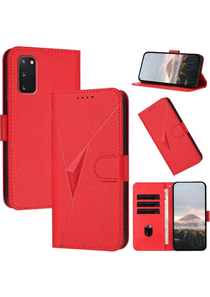 Kickstand Fonksiyonu ile Samsung Galaxy S20 Fe Için Flip Case Mobil Pu Çevirin (Yurt Dışından)