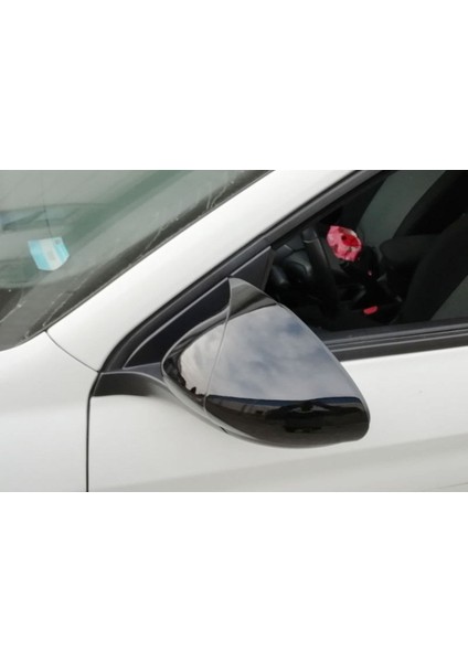 Oto Çizgi Fiat Egea Yarasa Ayna Kapağı Batman Piano Black Parlak Siyah