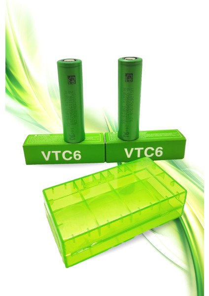 Vtc6 18650 3.7V 3000 Mah Li-Ion Şarj Edilebilir Pil 2'li 141418650 modelleri