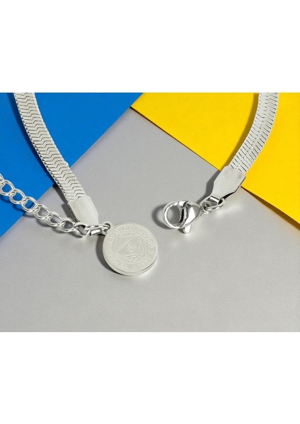 Fb Italyan Ezme Çelik Bileklik