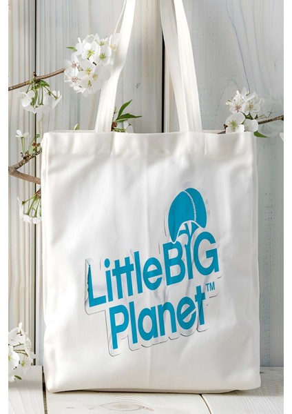 Little Big Planet Baskılı Çanta Çift Taraflı Baskı Kişiye Özel Model 1