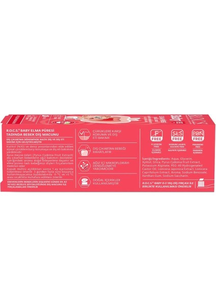 Bfs .baby Diş Macunu 35ML 0-3 Yaş Elma modelleri
