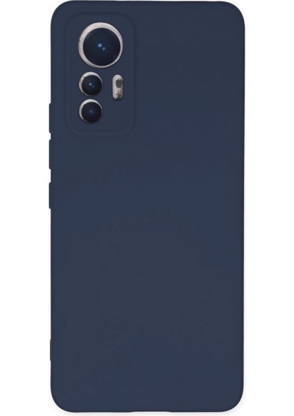Xiaomi Mi 12 Lite Kılıf Nano Içi Kadife Silikon - Lacivert