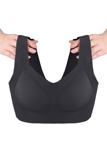 Balensiz Lazer Dikişsiz Çıkarılabilir Pedli Kalın Askılı Görünmez Sütyen