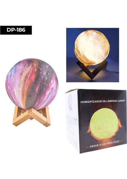 Renkli Galaksi Ay Lambası, Sıcak ve Huzurlu Atmosfer Yaratır