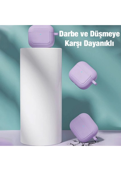 Ally Apple Airpods 3 Için Kancalı Ultra Ince Silikon Kulaklık KILIFI-(1903)