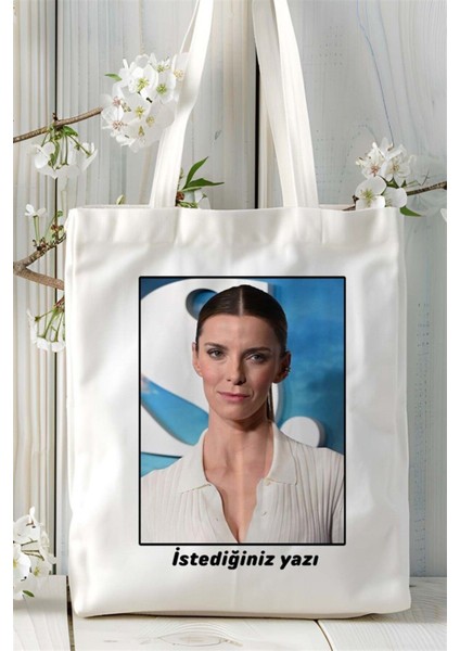 Betty Gilpin Baskılı Bez Çanta Omuz Çantası Kişiye Özel Desen 1 fiyatları