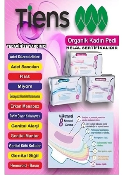 Airiz Hijyenik Kadın Pedi Seti
