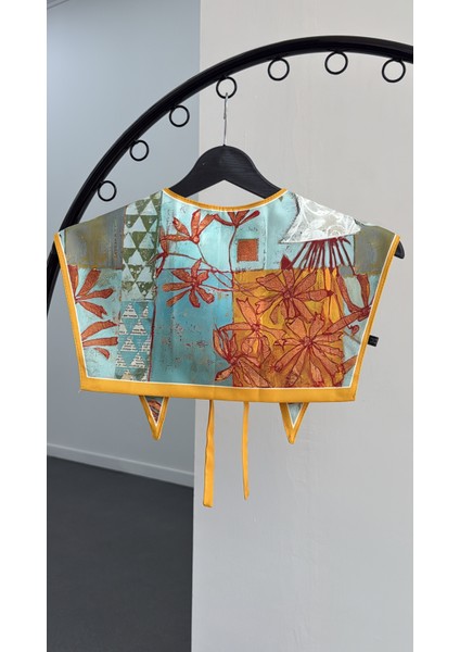 Space Etnik Desen Esintili Yaka Fular fiyatları