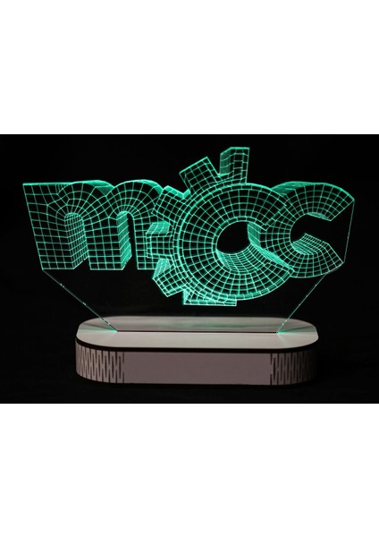 3D Masa Lambası, Kişiselleştirilebilir ve Şık Tasarım, Modern Dekor Için Ideal