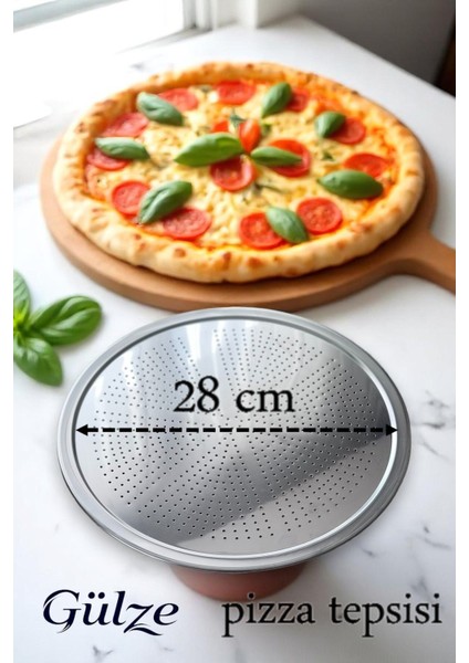 Paslanmaz Çelik Pizza ve Pide Tepsileri, 28-36 Cm, Pişirme ve Sunum Için Set fiyatları