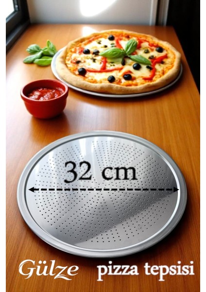 Paslanmaz Çelik Pizza ve Pide Tepsileri, 28-36 Cm, Pişirme ve Sunum Için Set modelleri