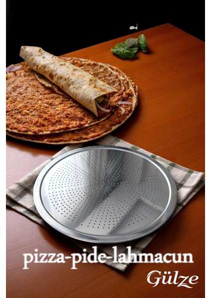 Paslanmaz Çelik Pizza ve Pide Tepsileri, 28-36 Cm, Pişirme ve Sunum Için Set indirimleri
