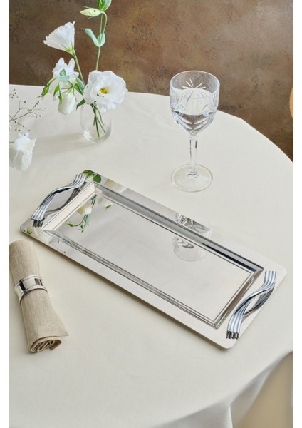 40 cm Ortho Çelik Tepsi, Dayanıklı ve Şık Mutfak Gereci