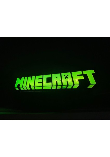 Yeşil Minecraft LED Işık Kutusu Masa Lambası, Şık ve Güzel Aydınlatma Seçeneği