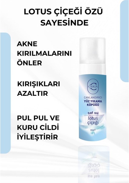 Yüz Yıkama Köpüğü Canlandırıcı Lotus Çiçeği Içeren Yüz Temizleyici 200 ml fiyatları