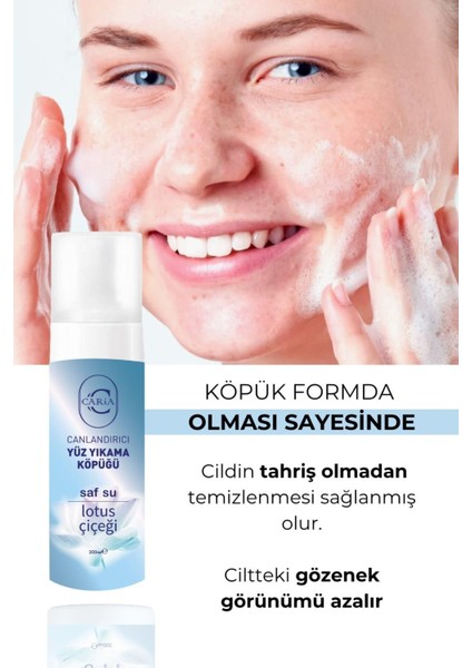Yüz Yıkama Köpüğü Canlandırıcı Lotus Çiçeği Içeren Yüz Temizleyici 200 ml modelleri