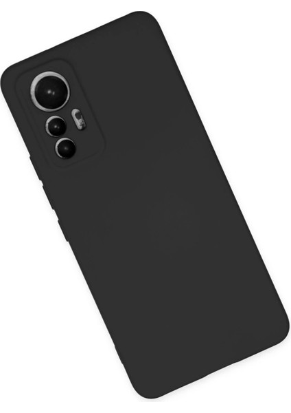 Xiaomi Mi 12 Lite Kılıf Nano Içi Kadife Silikon - Siyah modelleri