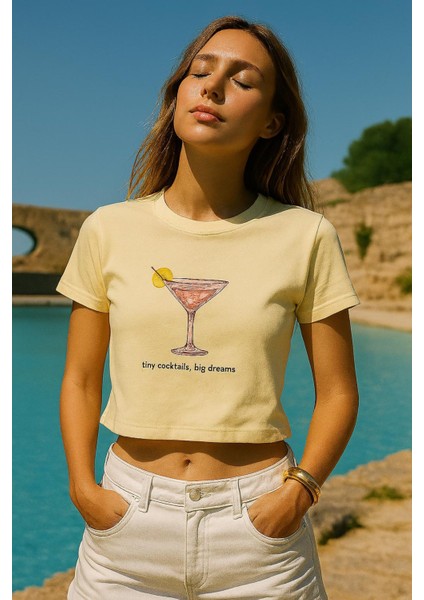 Ribana Kadeh Baskılı T-Shırt