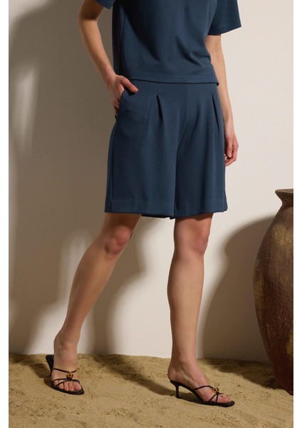 Dökümlü Interlok Bermuda Şort fiyatları