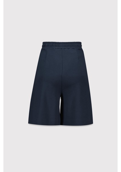 Dökümlü Interlok Bermuda Şort