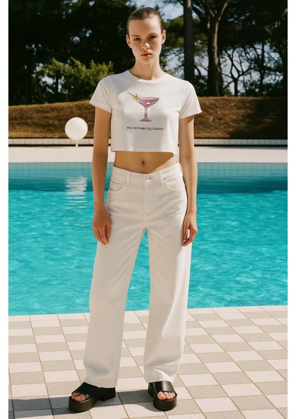 Ribana Kadeh Baskılı T-Shırt