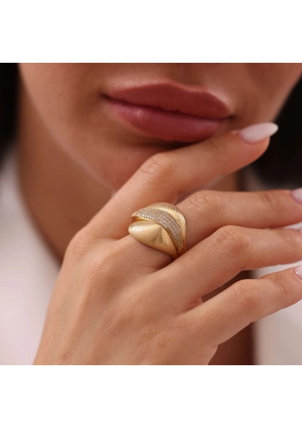 Nisera Aviva Altın Yüzük