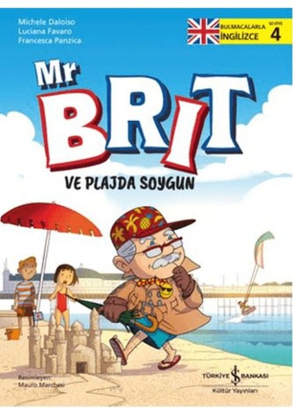 Mr Brit ve Plajda Soygun -Bulmacalarla Ingilizce 4