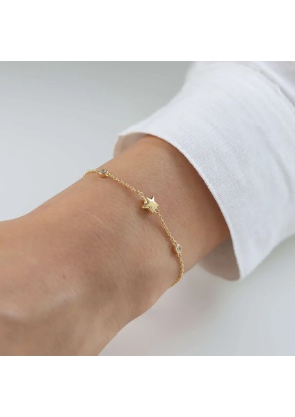 Nisera Skadi Yıldız Altın Bileklik fiyatları