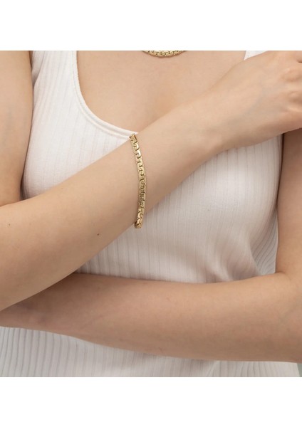 T Unisex Tasarım Altın Bileklik fiyatları