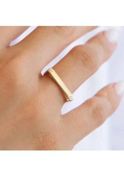 Minimal Altın Yüzük modelleri