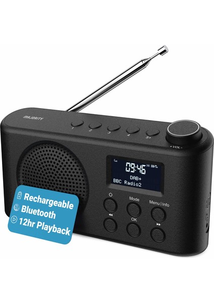 Orwell Saat Radyo Bluetooth Hoparlör