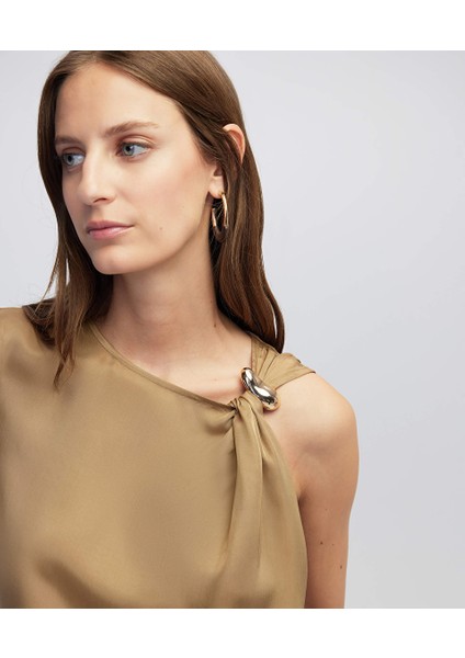 Kumaş Mix Aksesuarlı Bluz IW6250006045003 fiyatları