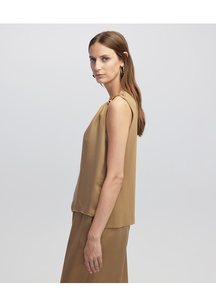 Kumaş Mix Aksesuarlı Bluz IW6250006045003 modelleri