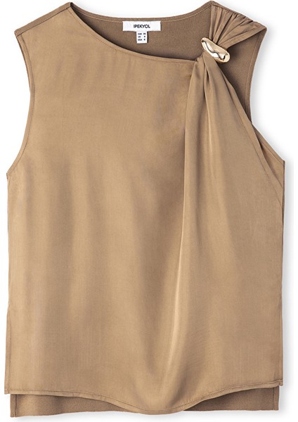 Kumaş Mix Aksesuarlı Bluz IW6250006045003 indirimleri