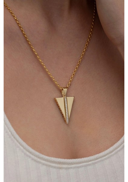 Üçgen Altın Kolye Ucu fiyatları