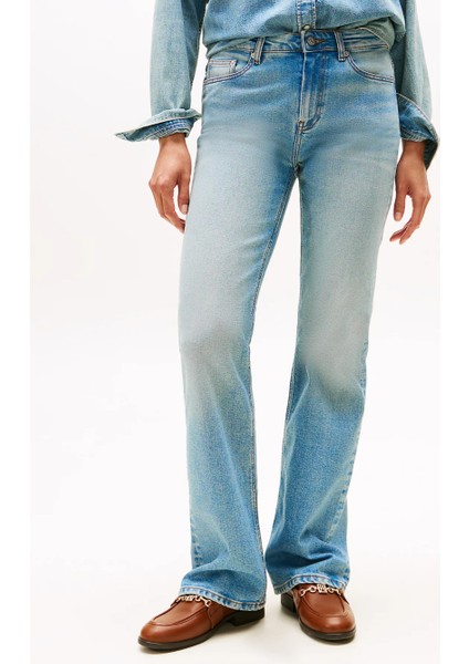 Th WW0WW45682 Dnm Lex Bootcut Rw Kadın Pantolon
