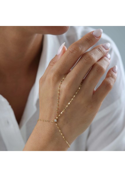 Nisera Skuld Taşlı Altın Şahmeran