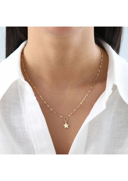 Nisera Yıldız Minimal Altın Kolye fiyatları