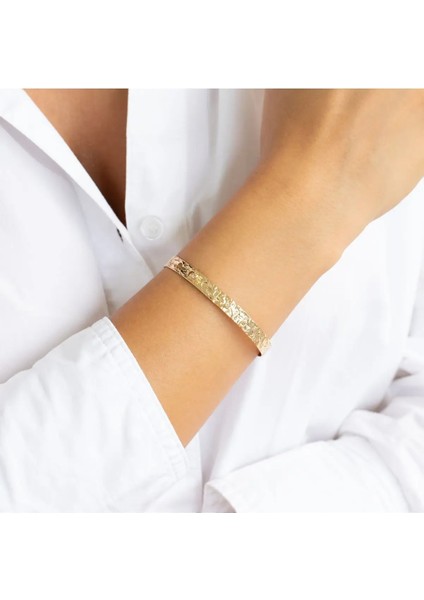 Mat Parlak Vintage Altın Kelepçe