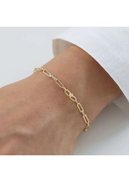 Nisera Ataç Minimal Yıldız Altın Bileklik fiyatları