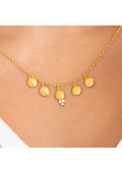 Yuvarlak Tasarım Altın Kolye fiyatları