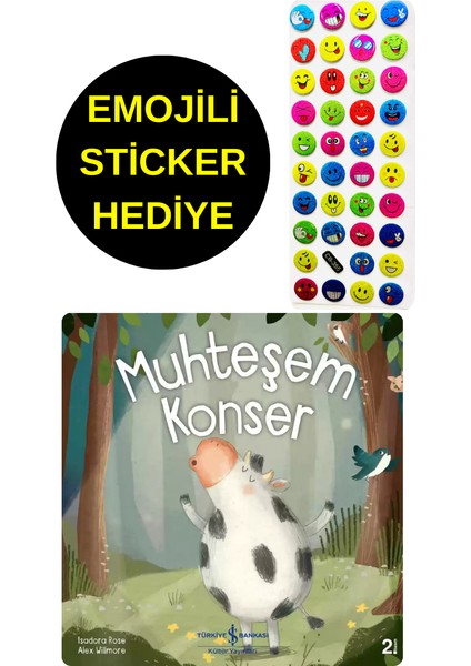 Emojili Sticker Hediye - Okul Öncesi Resimli Kitaplar - Muhteşem Konser