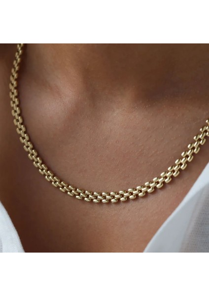 Nisera Harmoni Altın Choker Zincir fırsatları